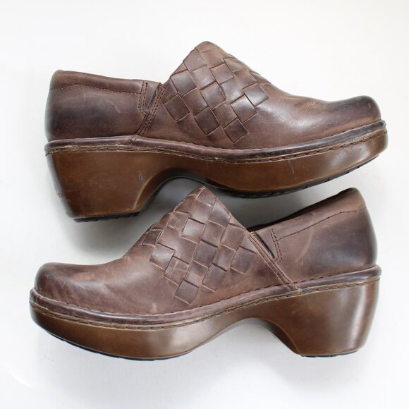 Ariat Womens Brown Leather Ashbourn Briar Slip On Clogs 10012028  Size 8.5 - Picture 5 of 7